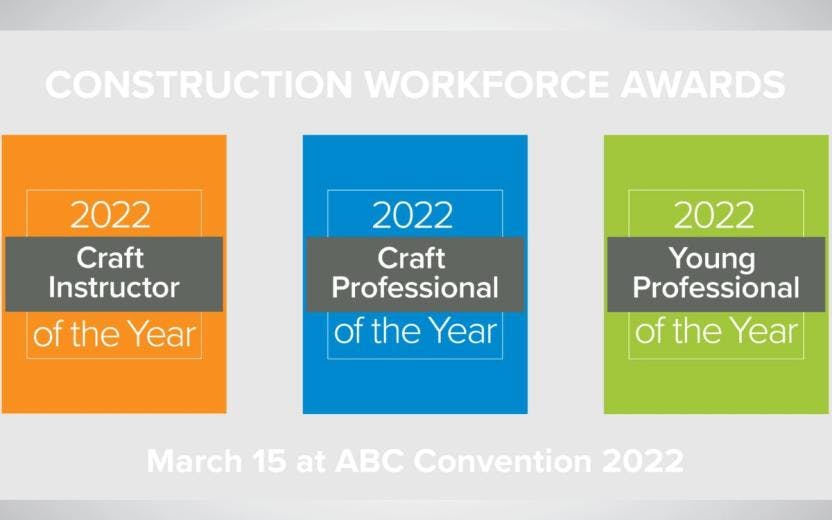Nominations Open for 2022 ABC Construction Workforce Awards Cover Art