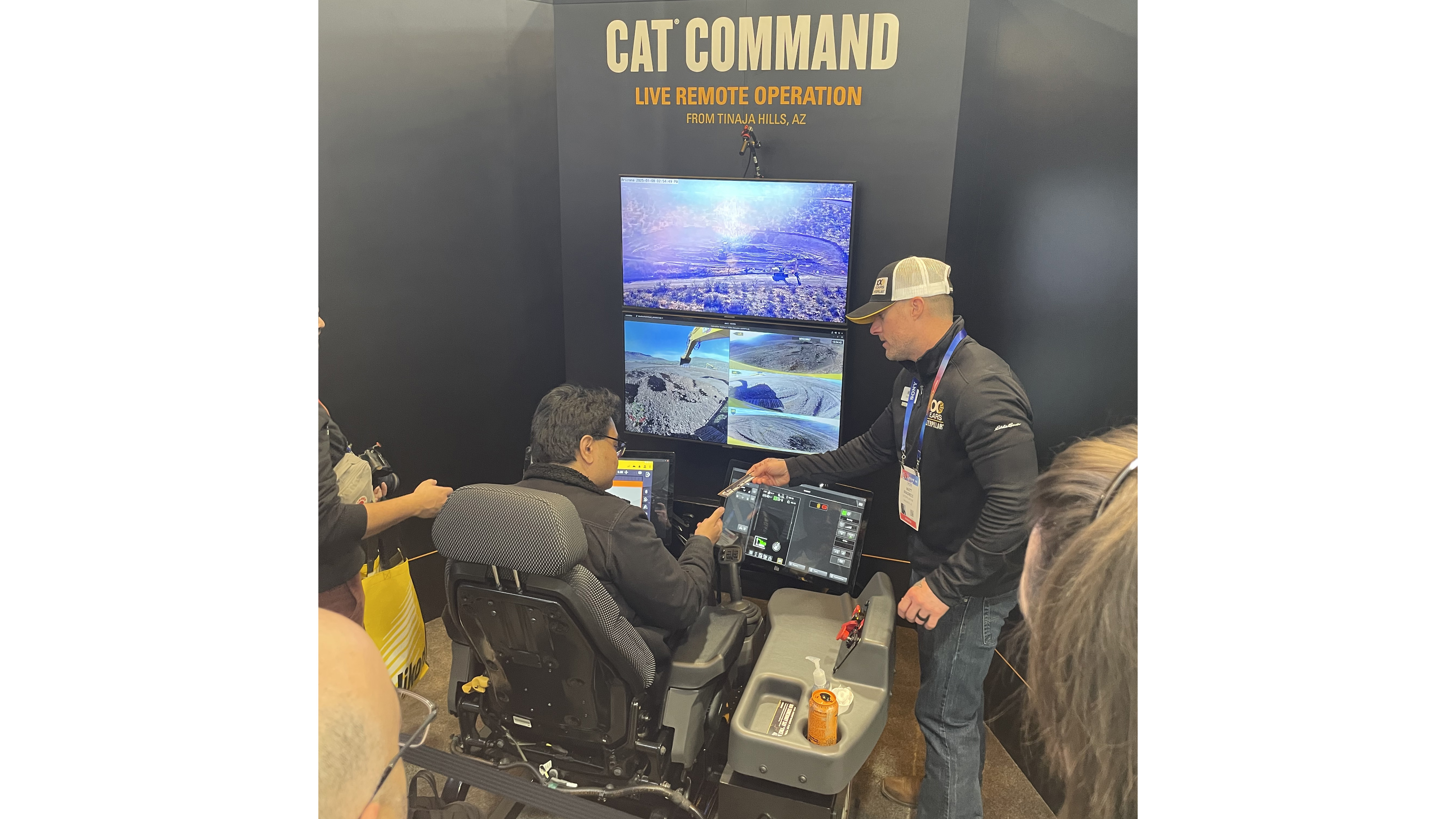 caterpillar virtual reality command center