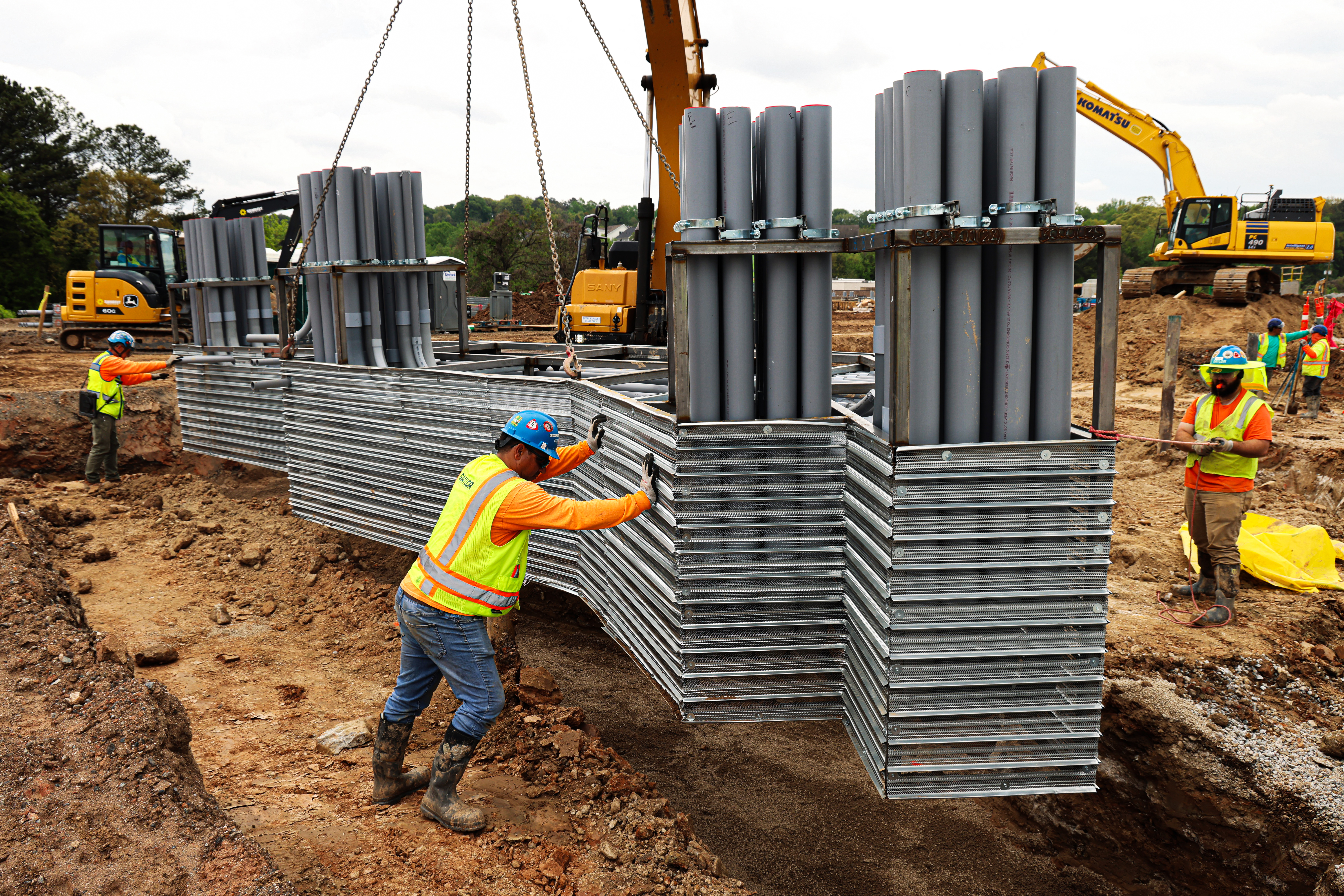 gaylor electric workforce on a jobsite