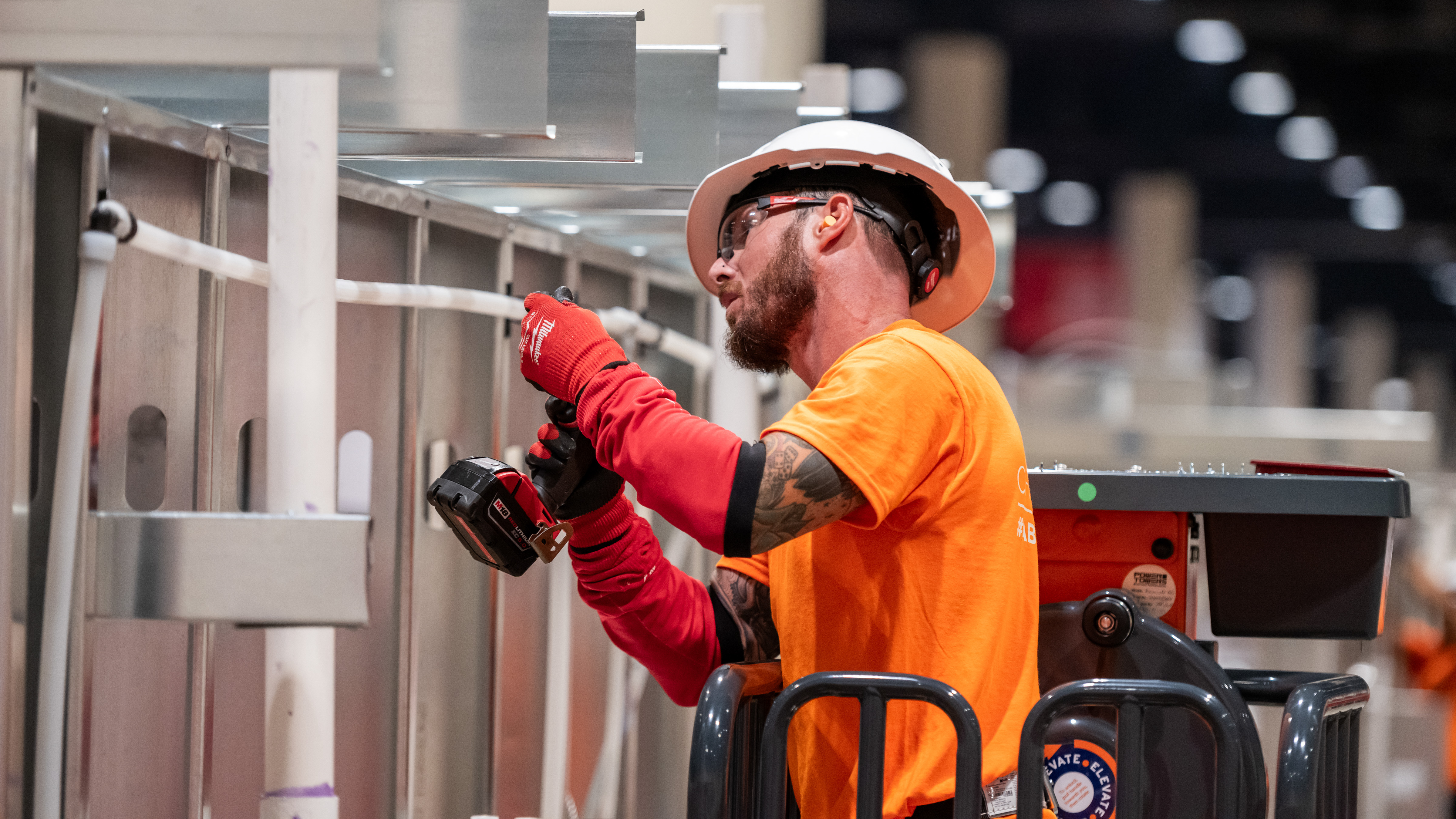 a plumber at the national craft championship 2024