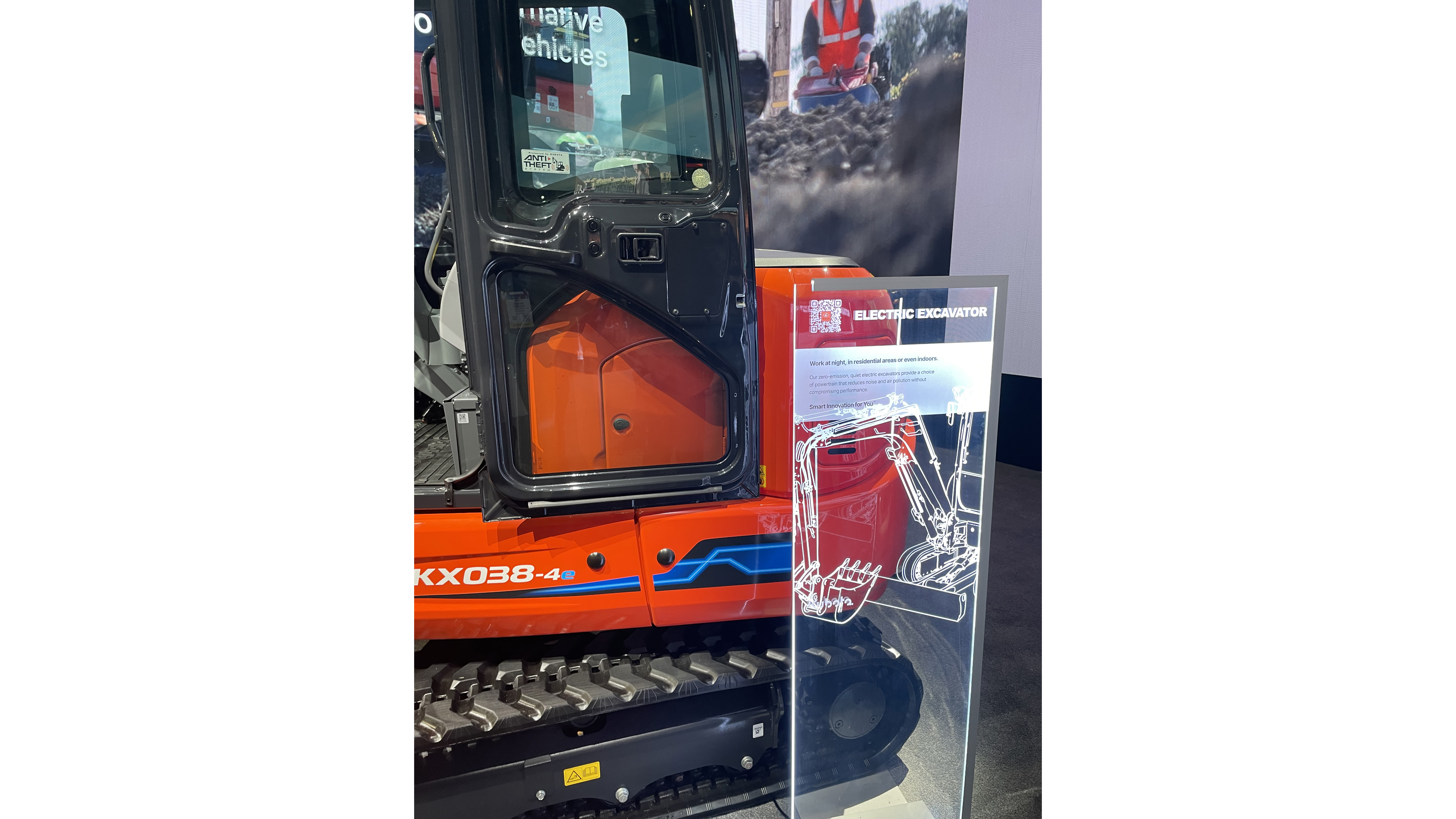 kubota electric excavator