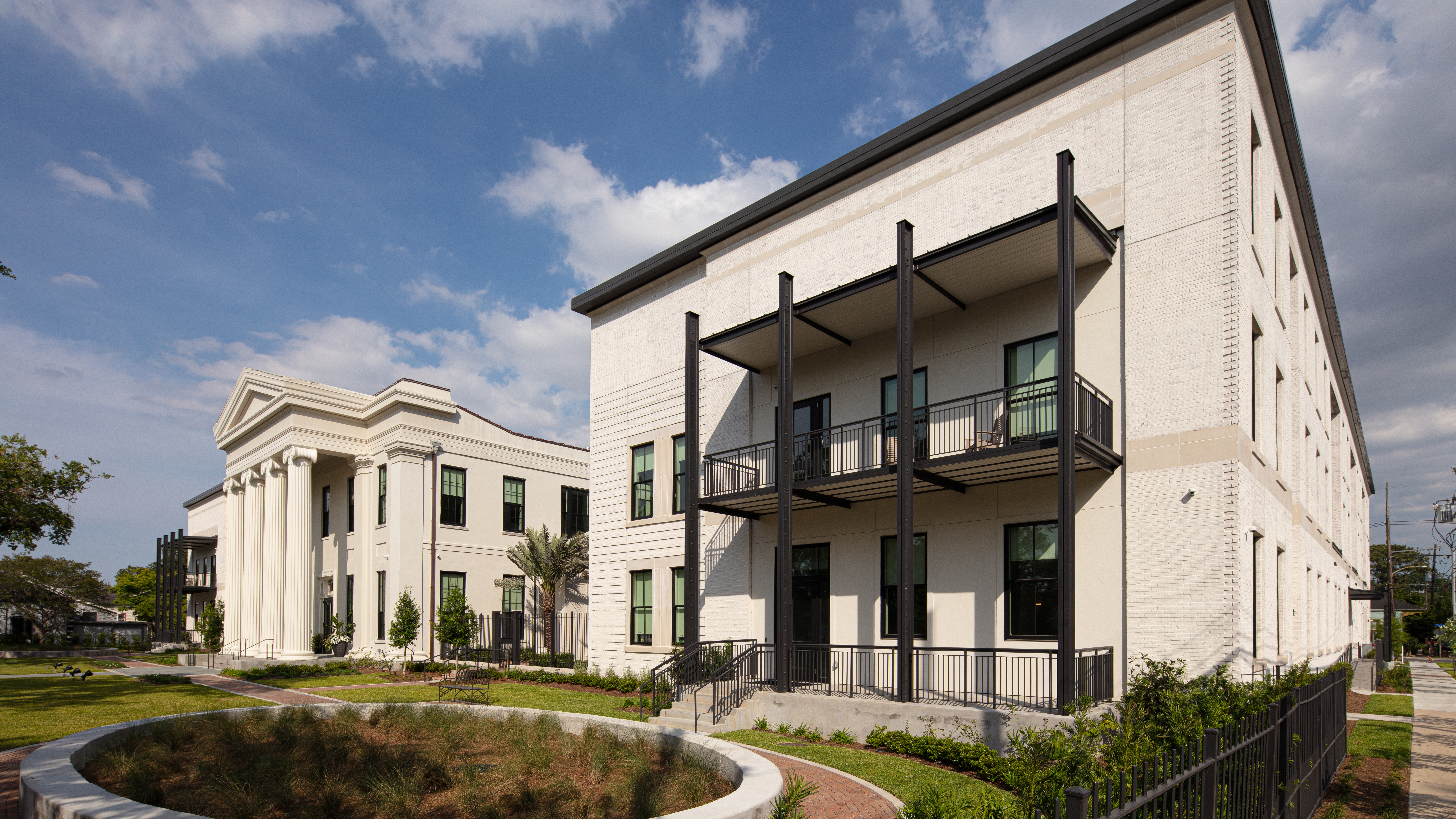 A historic New Orleans courthouse turned to an adaptive-reuse property