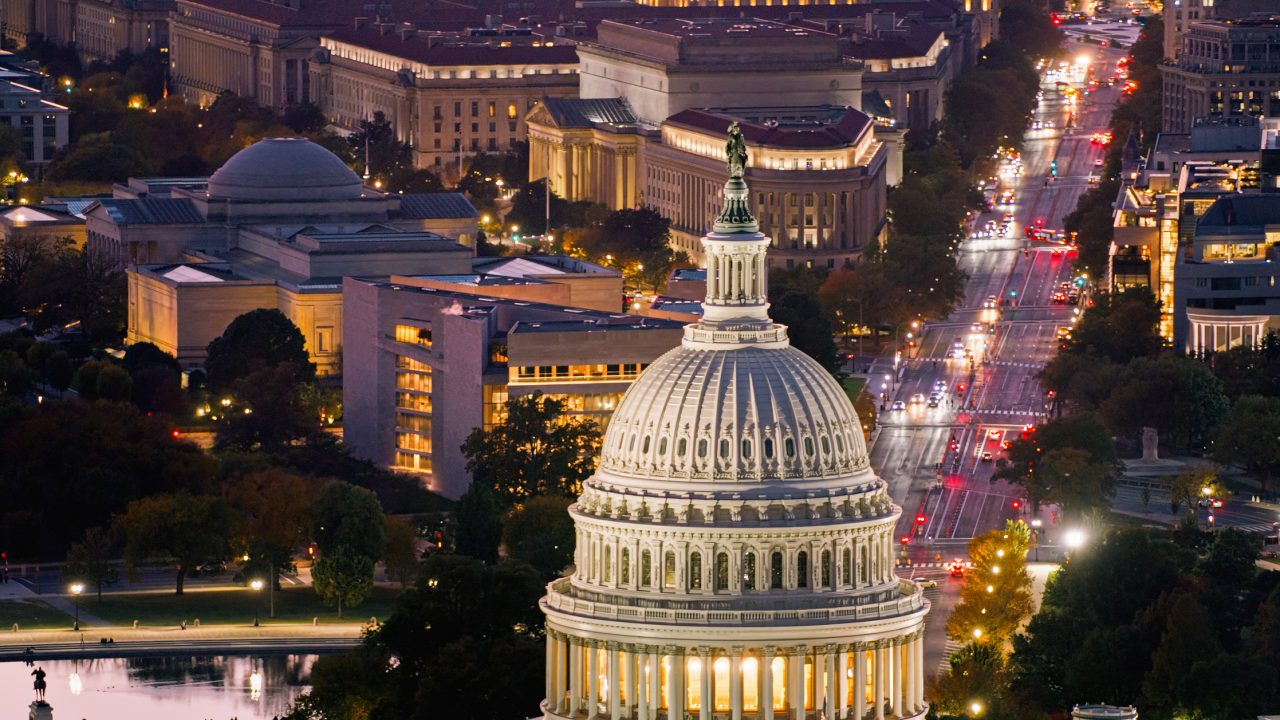 The Capital building in Washington, D.C.