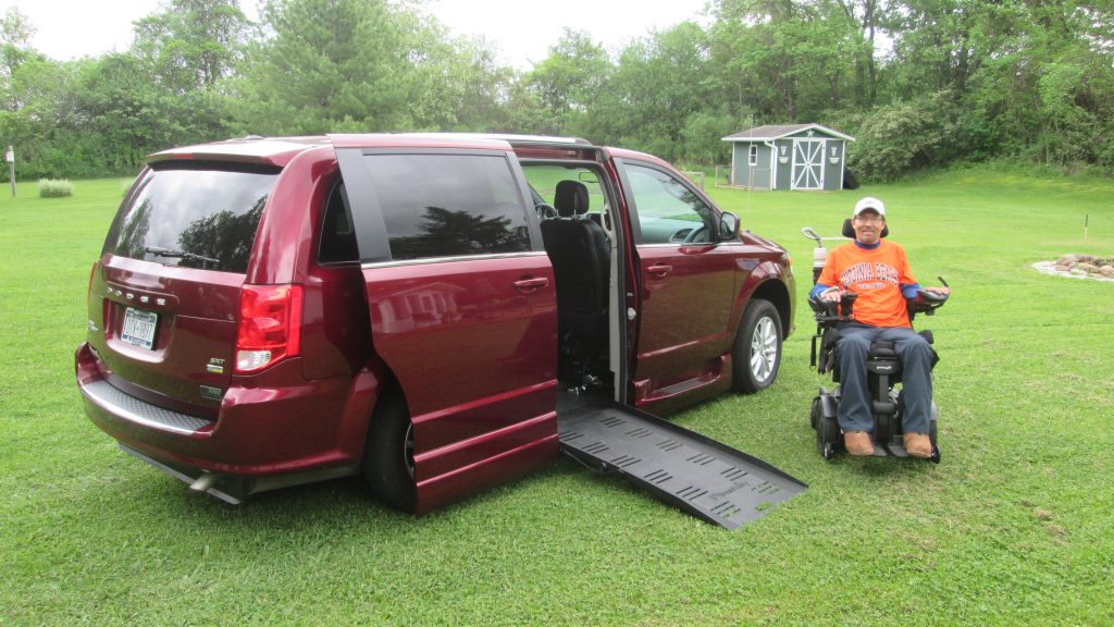 Rick Cook, General contracting industry of New York State with his new van