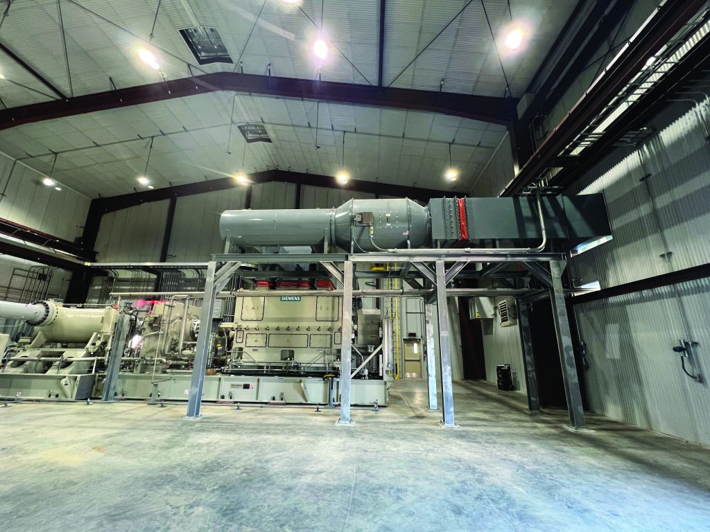 Bi-Con constructed the two-unit electrical driven compressor for the natural gas compressor
station project. 