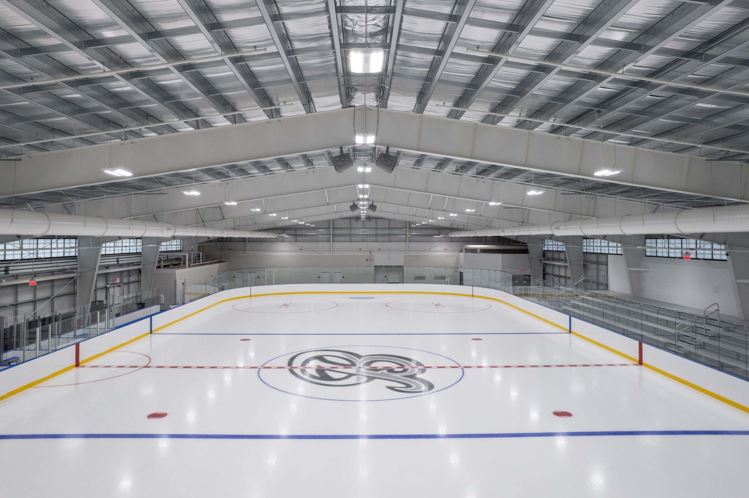 The new Viglirolo ice rink in Belmont, Massachusetts,