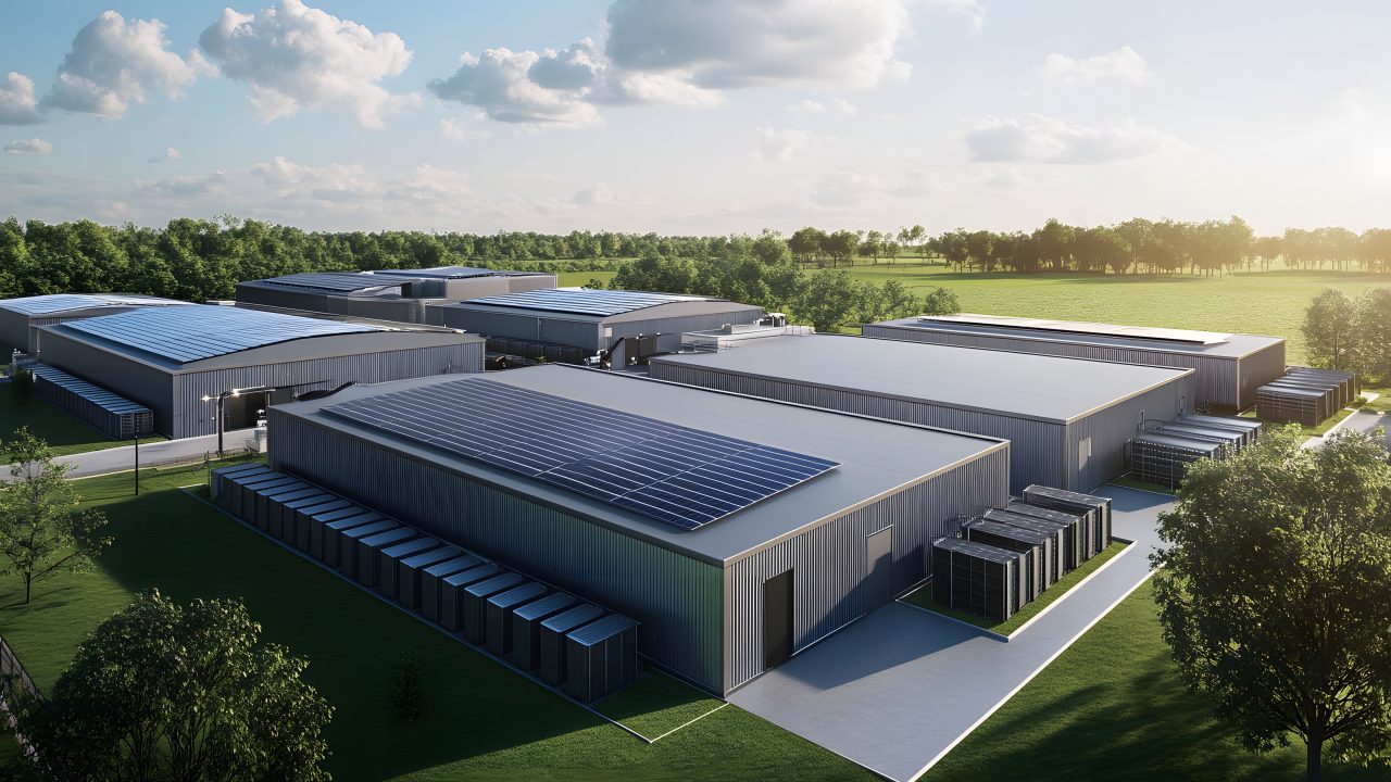 7 data center buildings.