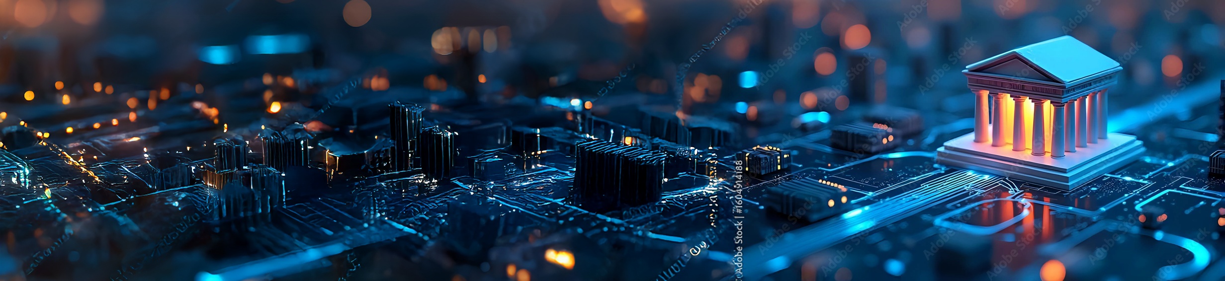 A 3D model of the supreme court building in Washington, D.C.