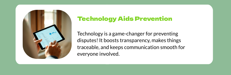 technology enabling dispute prevention