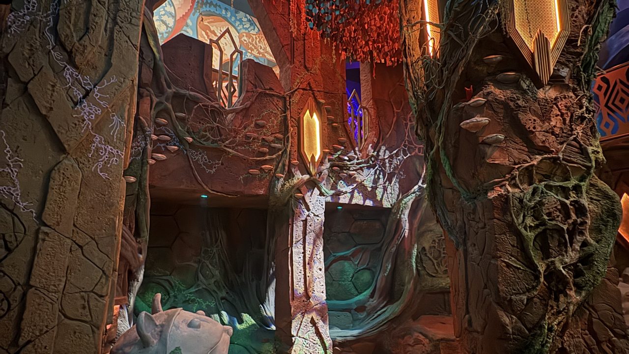 Airways of Adventure art exhibit at Meow Wolf Radio Tave in Houston, Texas