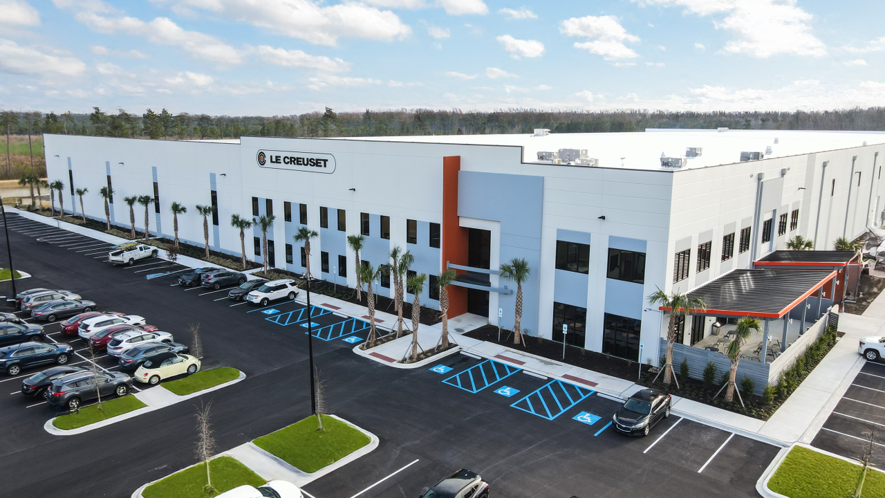 Le Creuset’s new distribution center in Early Branch, South Carolina.