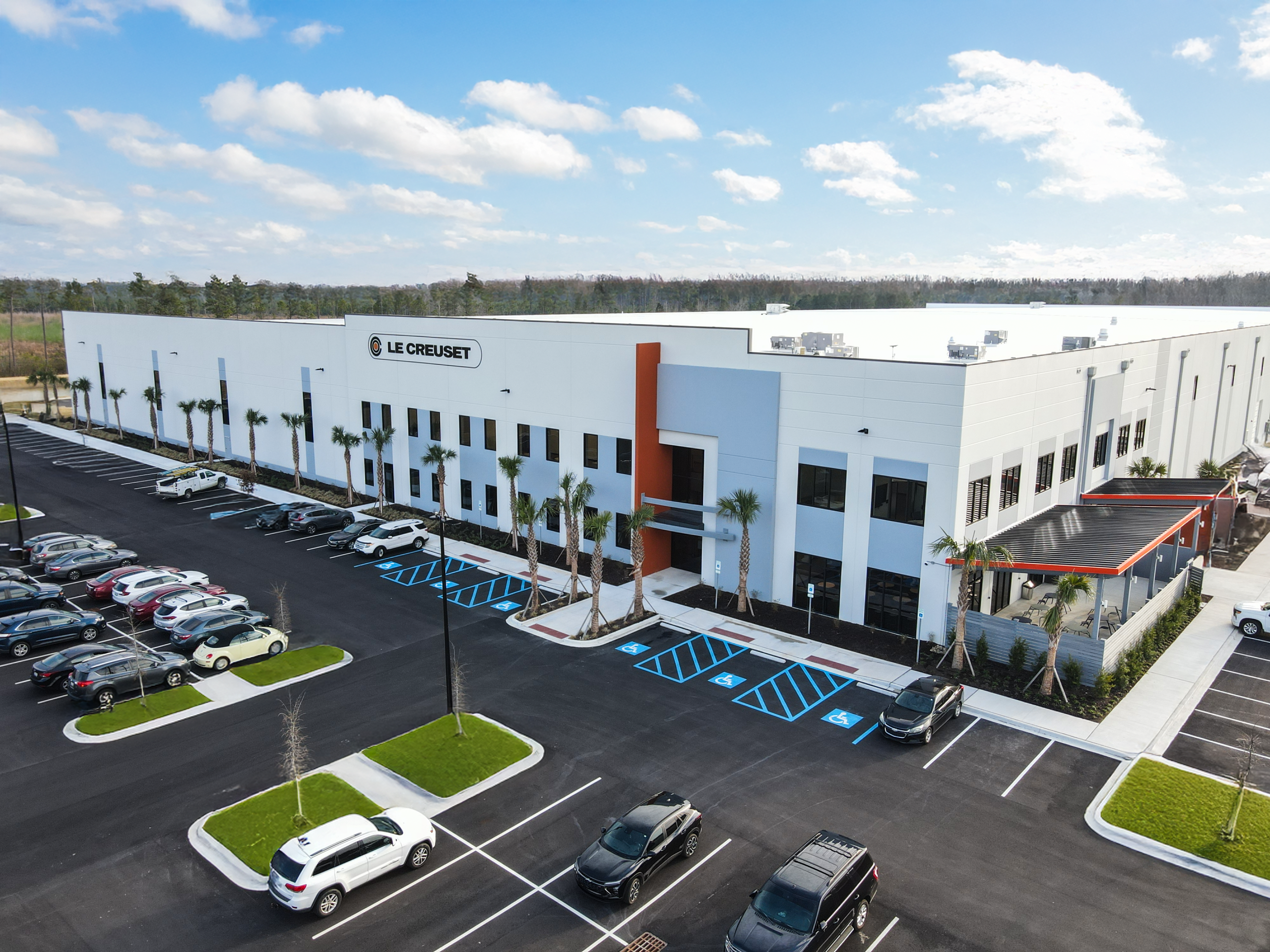 Le Creuset’s new distribution center in Early Branch, South Carolina.
