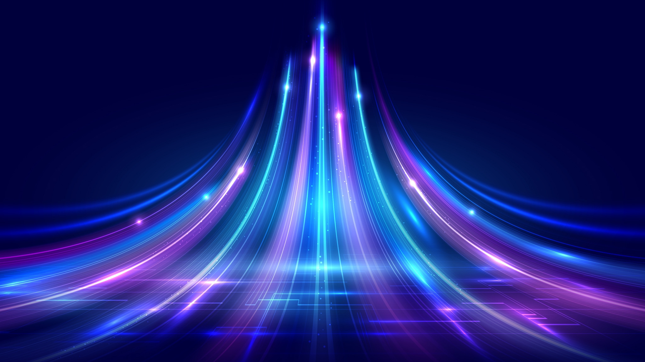 Futuristic,Digital,Growth,Background,With,High,Speed,Light,Trails,Rising