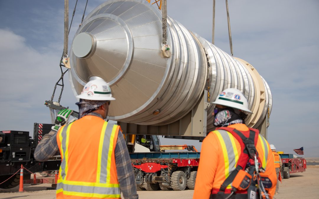 A Long Haul For Lithium: Oversized Crystallizers Delivered Over 600 Miles